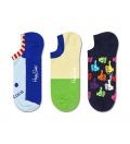 Happy Sock Lucky No Show 3-Pack