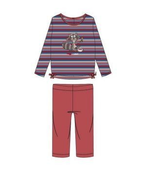 Woody Meisjes pyjama multicolor