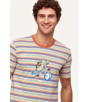 Woody Jongens-Heren Pyjama multicolor