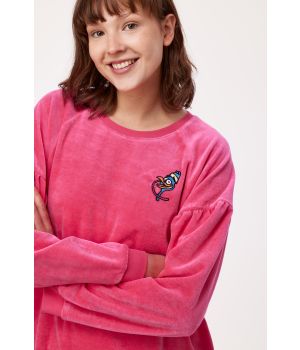 Woody Meisjes-Dames Pyjama fuchsia