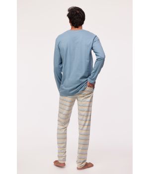 Woody Unisex Pyjama ijsblauw