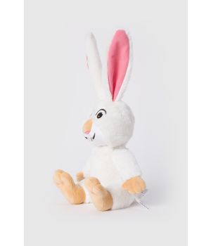 Woody Kleine knuffel sneeuwschoenhaas-+-20cm