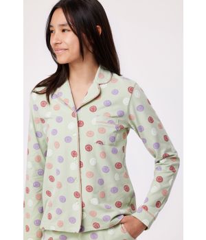 Woody Meisjes-Dames Pyjama smiley print muntgro