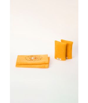Woody Handdoek oranje-50x100cm