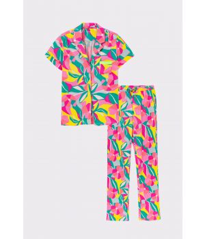 Lords x Lilies Pyjama, multicolor bloemenprint