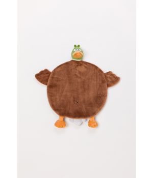 Woody Knuffeldoekje eend-+-23cm