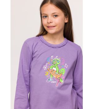 Woody Meisjes-Dames Pyjama lila