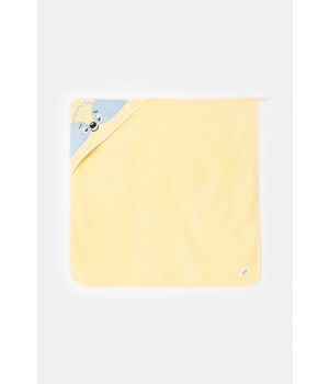 Woody Badcape lichtgeel-75x75cm