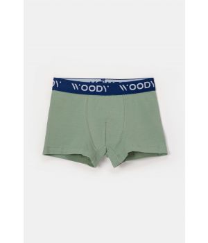 Woody Jongens set khaki + streep