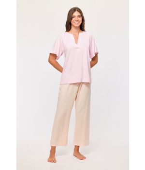 Woody Dames Pyjama lichtroze