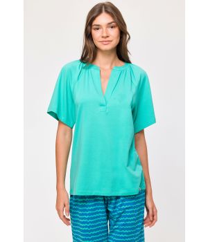 Woody Dames Pyjama turquoise