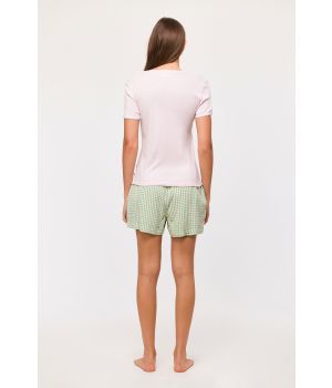 Woody Meisjes-Dames Pyjama lichtroze