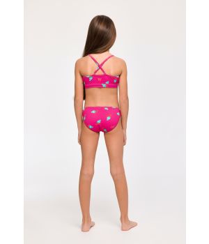 Woody Bikini fuchsia krabben prin