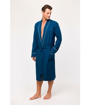Woody Heren Kamerjas donkerblauw