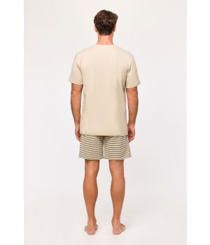 Woody Heren Pyjama beige