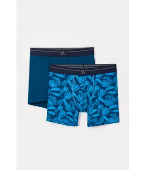 Woody Jongens-Heren set donkerblauw + bl
