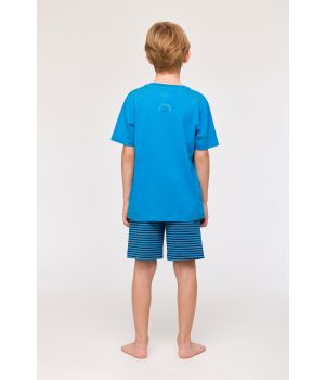 Woody Jongens-Heren Pyjama blauw