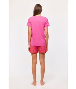 Woody Meisjes-Dames Pyjama fuchsia