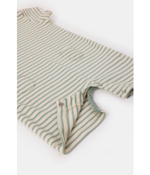Woody Unisex Onesie groene streep