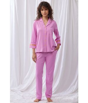 Lords x Lilies Dames Pyjama lila