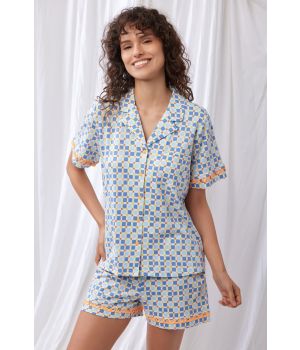 Lords x Lilies Dames Pyjama mozaïekprint