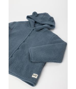 Woody Unisex korte jas blauwgrijs