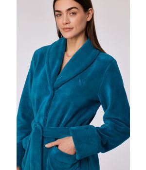 Woody Dames kamerjas groenblauw