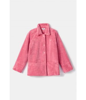 Woody Dames korte jas roze