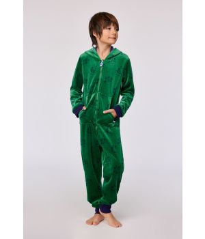 Woody Unisex onesie groene duivenprint