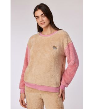 Woody Unisex sweater en broek beige