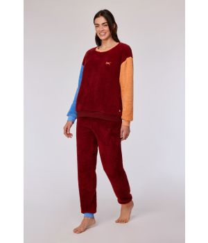 Woody Unisex sweater en broek donkerrood