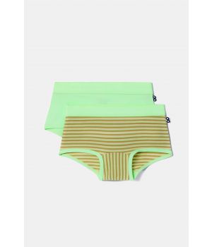 Woody Meisjes boxer set lichtgroen + str