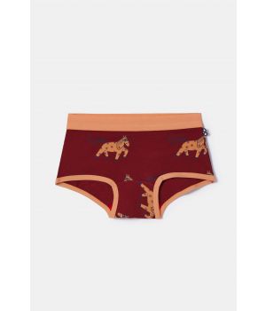 Woody Meisjes boxer set zachtoranje+ pon