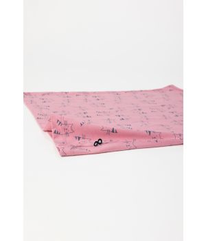 Woody Meisjes Singlet roze kattenprint