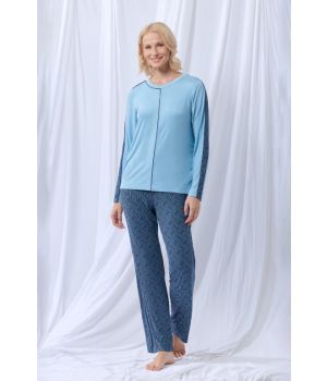 lords x lilies Dames pyjama lichtblauw