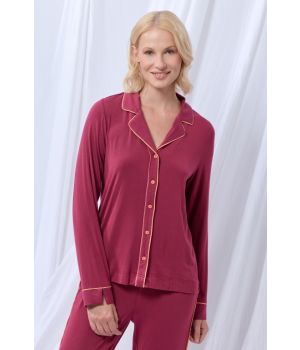 lords x lilies Dames pyjama wijnrood
