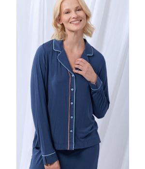lords x lilies Dames pyjama donkerblauw
