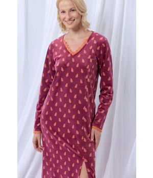 lords x lilies Slaapkleedje wijnrood met blaadje