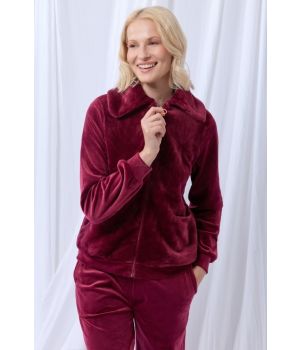 lords x lilies Dames sweater en broek wijnrood