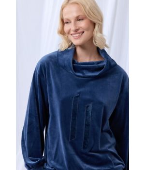 lords x lilies Dames sweater en broek donkerblauw