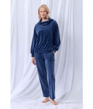 lords x lilies Dames sweater en broek donkerblauw