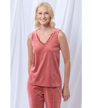 lords x lilies Dames huispak met topje framboos
