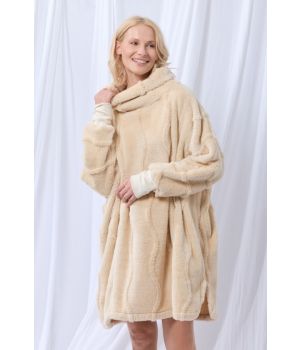 lords x lilies Dames poncho beige-one size