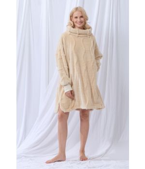 lords x lilies Dames poncho beige-one size