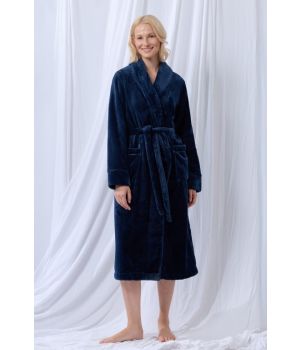 Woody Dames kamerjas donkerblauw