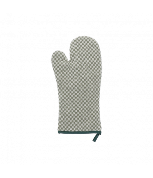Bunzlau Oven Glove Small Check 37x20-Een maat