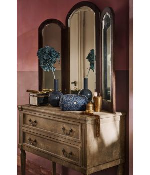 PiP Studio Coco Cosmetic Bag M Blue-Een maat