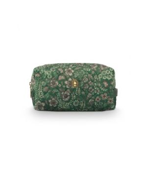 PiP Studio Coco Cosmetic Bag M Green-Een maat
