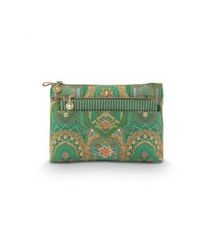 PiP Studio Caryn Cosmetic Bags Green-Een maat