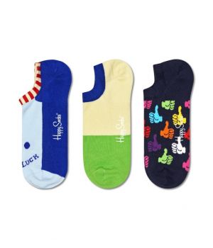 Happy Sock Lucky No Show 3-Pack